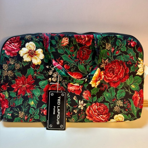 ✅NWT Ted Lapidus Paris Floral Women's Bag - Picture 1 of 10